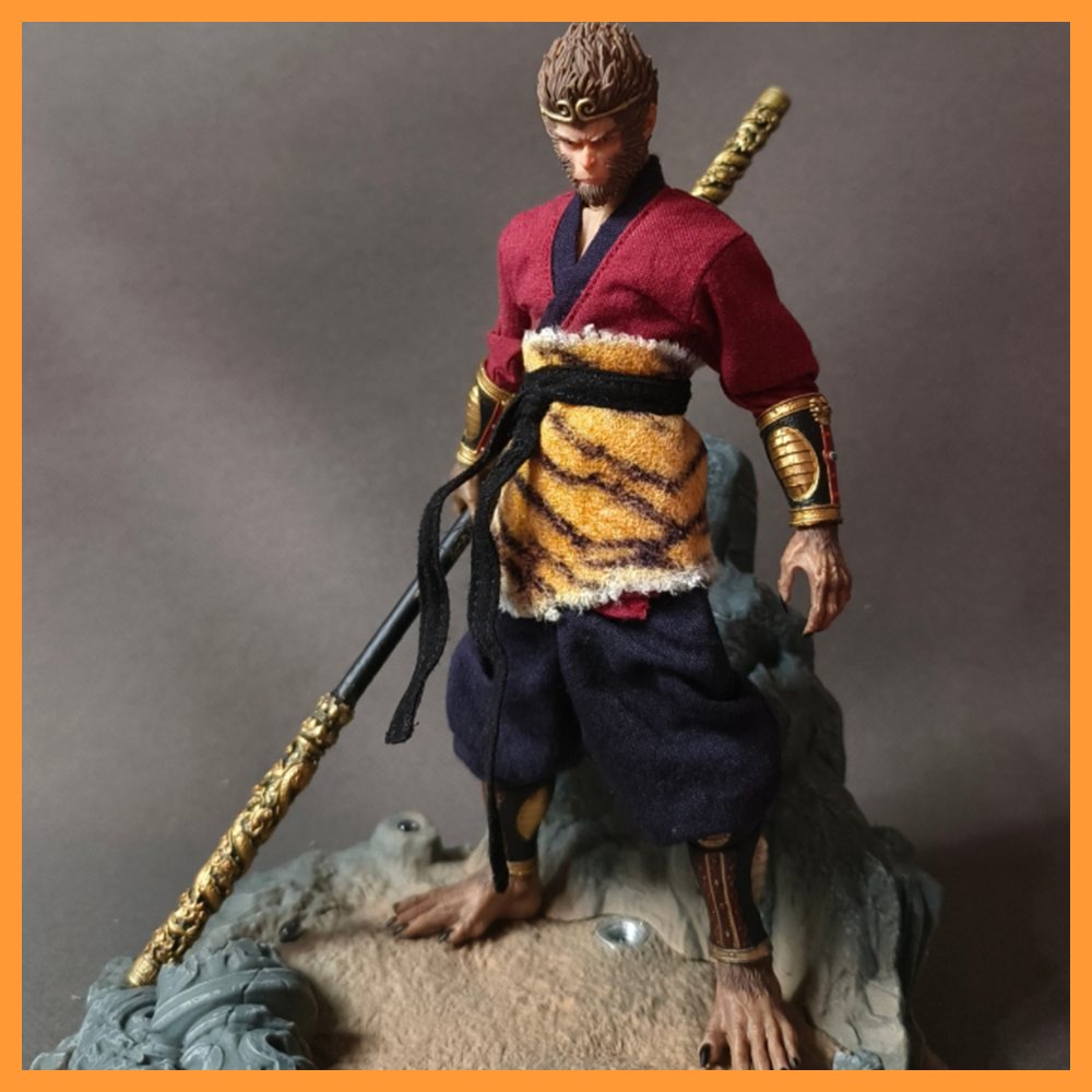 Model Kit Wukong - 1/12 스케일 중국 만화 고대 스타일
