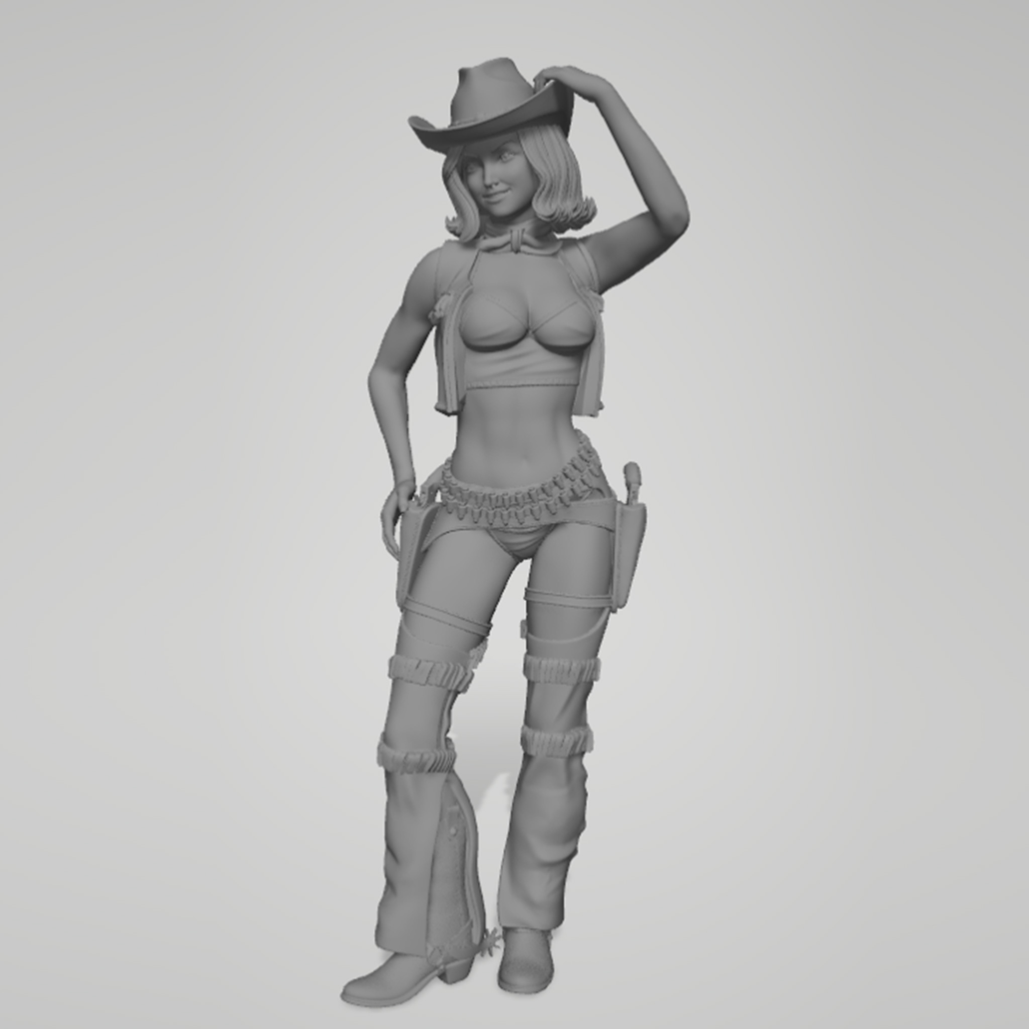 1/24 1/18 1/12 카우보이 소녀 조립식 3D  - Paint Model Kit 리뷰 및 가격