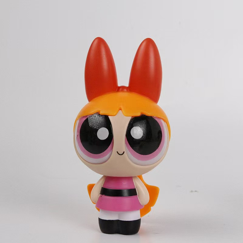 파워퍼프걸 PVC 피규어 세트: 블로섬, 버블, 버터컵 - Model Kit Anime Girl 리뷰 및 가격