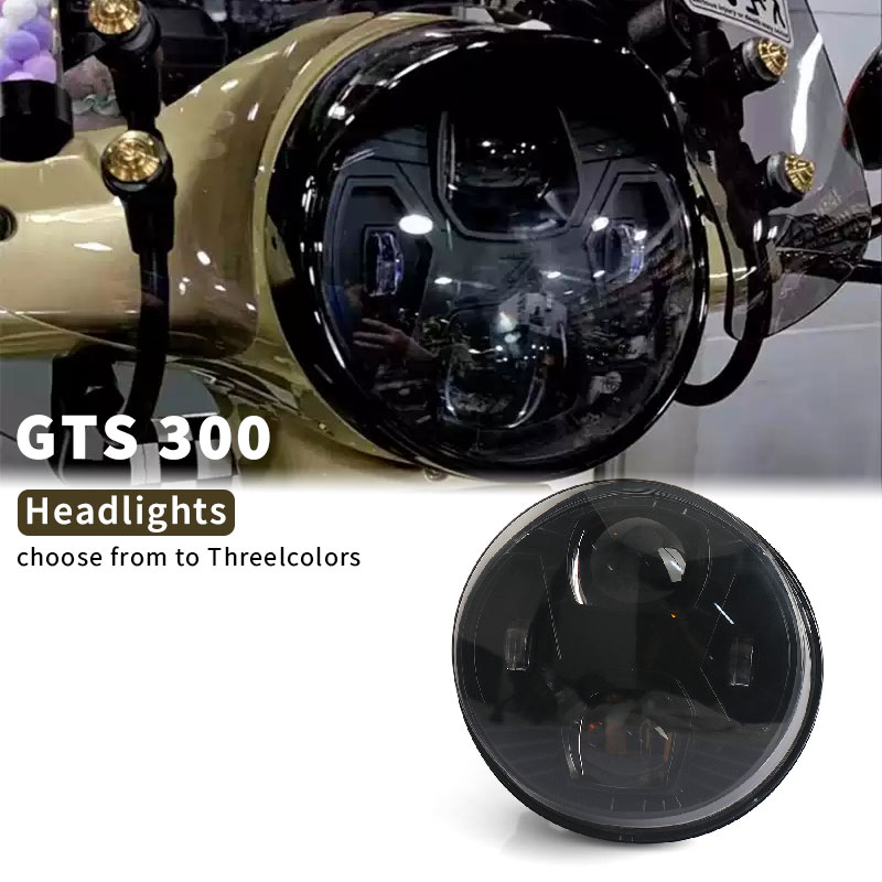LED 원형 헤드라이트 키트, 블랙 및 크롬 오토바이  - Model Kit Vespa 리뷰 및 가격
